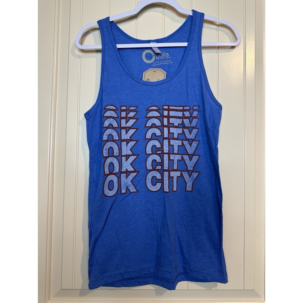 Womens Oklahoma City Thunder Basketball Tank Top Small New Opolis NBA OKC